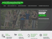 Tablet Screenshot of offcampushousing.info
